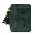 Thin and Light Large-capacity Card Holder Cute Mini Coin Purse(Green)