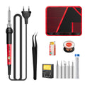 ANENG SL101 12pcs/set Rotary Thermostat Household Constant Temperature Soldering Iron Set 60W Internal Heat Welding Tool Kit(EU Plug)