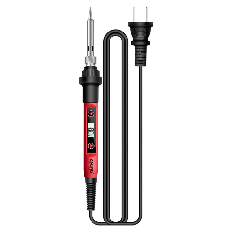 ANENG SL102 12pcs/set Digital Thermostat Household Constant Temperature Soldering Iron Set 60W Internal Heat Welding Tool Kit(US Plug)