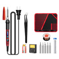 ANENG SL103 13pcs/set Intelligent Digital Display Temperature Adjustment Household Constant Temperature Soldering Iron Set 60W Internal Heat Welding Tool Kit(US Plug)