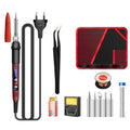ANENG SL103 13pcs/set Intelligent Digital Display Temperature Adjustment Household Constant Temperature Soldering Iron Set 60W Internal Heat Welding Tool Kit(EU Plug)