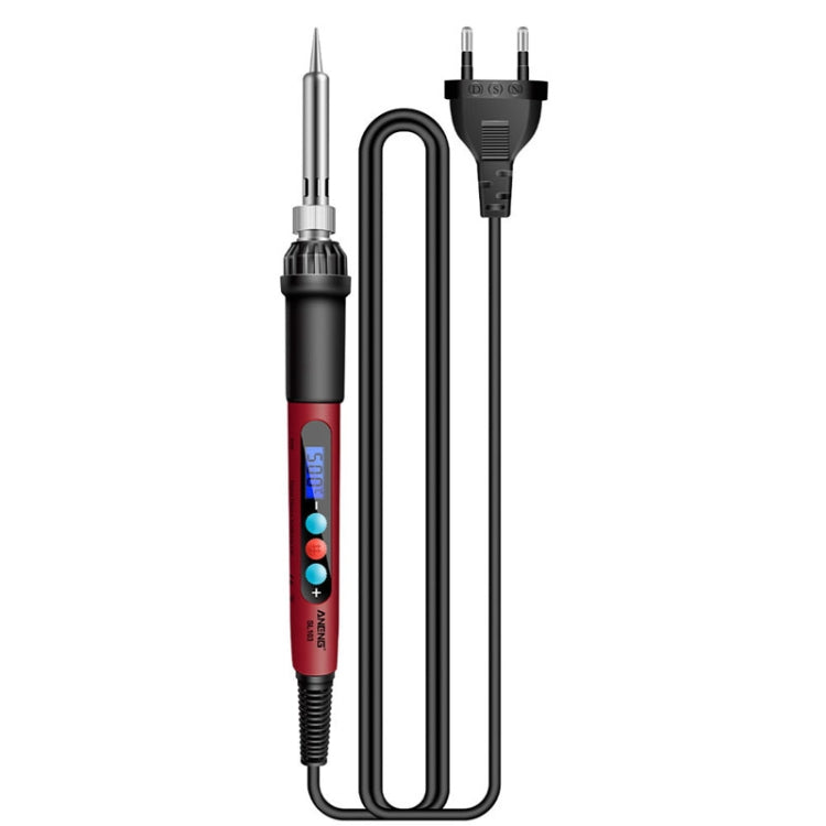 ANENG SL103 13pcs/set Intelligent Digital Display Temperature Adjustment Household Constant Temperature Soldering Iron Set 60W Internal Heat Welding Tool Kit(EU Plug)