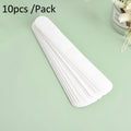 10pcs /Pack Disposable Hat Brim Stickers Shirt Collar Anti-Dirty Sweat-Absorbing Stickers(White)