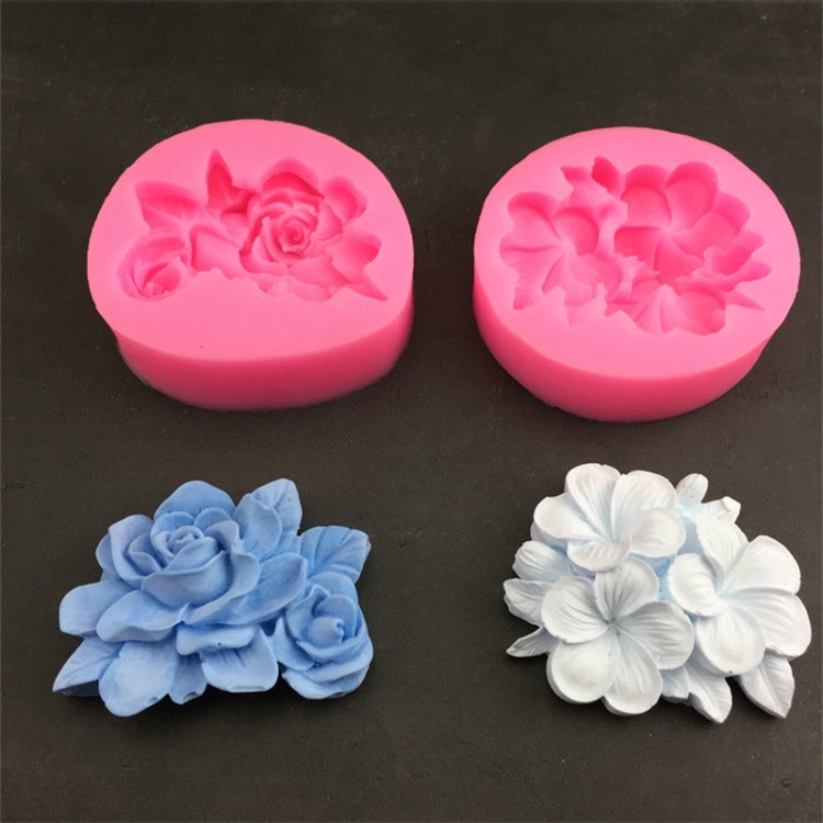 Silicone Handmade Mold Chocolate Epoxy Gypsum Fondant Mold(Gardenia)