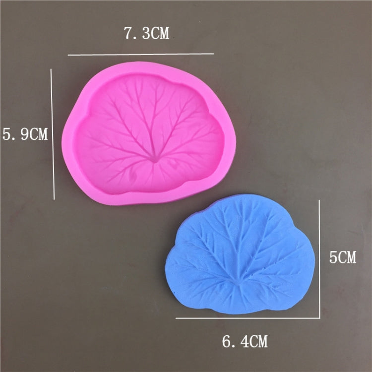 3pcs Lotus Leaf Silicone Epoxy Fondant Decoration Mold, Size: Medium