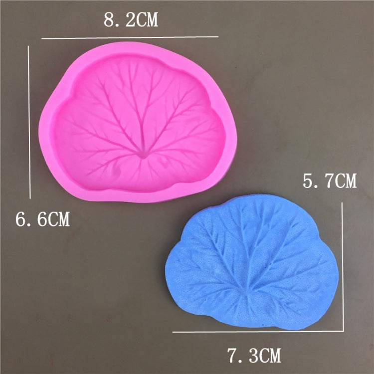 3pcs Lotus Leaf Silicone Epoxy Fondant Decoration Mold, Size: Large