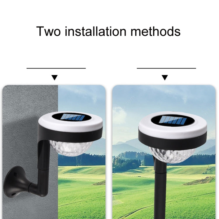 Outdoor Solar LED Dual Light Source Ground Plug Light, Model: JG04803 Flame