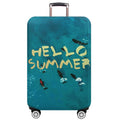 Wear-resistant Trolley Luggage Dustproof Protective Cover, Size: S(Summer Sea)