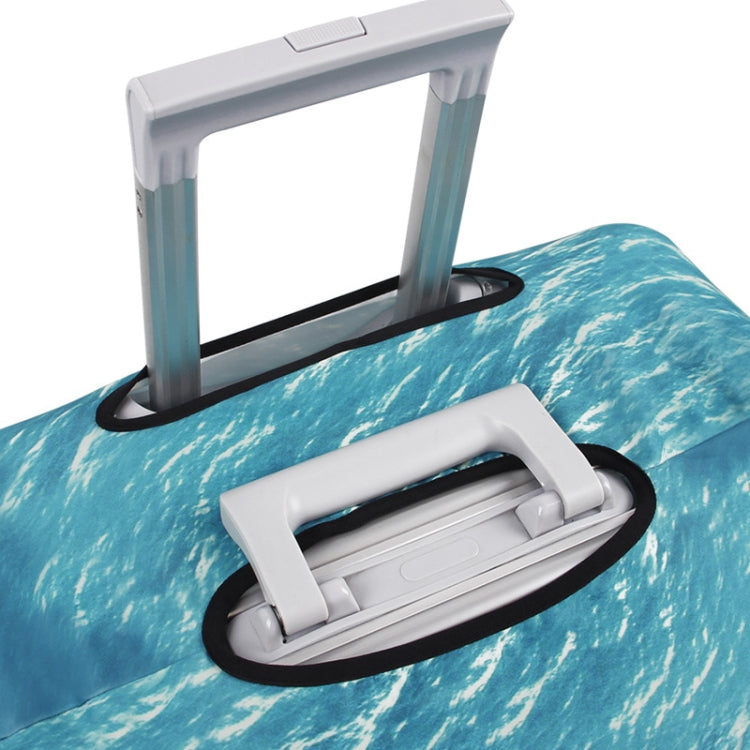 Wear-resistant Trolley Luggage Dustproof Protective Cover, Size: S(Summer Sea)