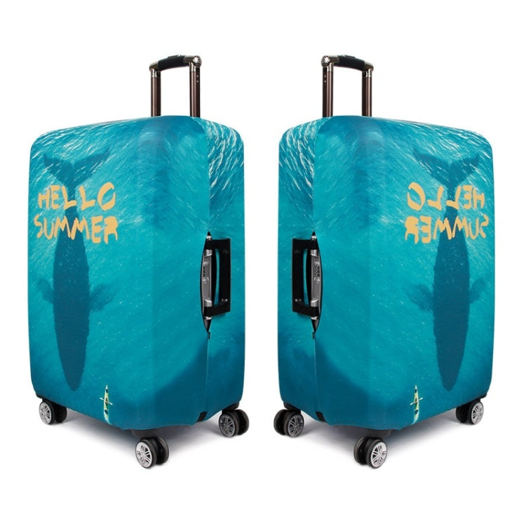 Wear-resistant Trolley Luggage Dustproof Protective Cover, Size: S(Summer Sea)