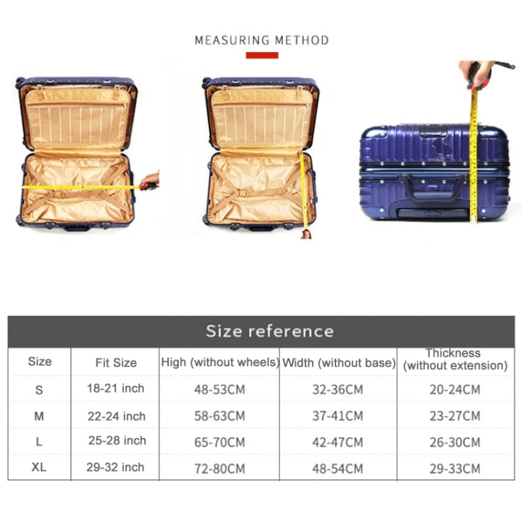 Wear-resistant Trolley Luggage Dustproof Protective Cover, Size: L(Rabbit)