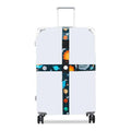 Luggage Cross Customs Lock Binding Strap, Color: Cartoon Planet (Ordinary)