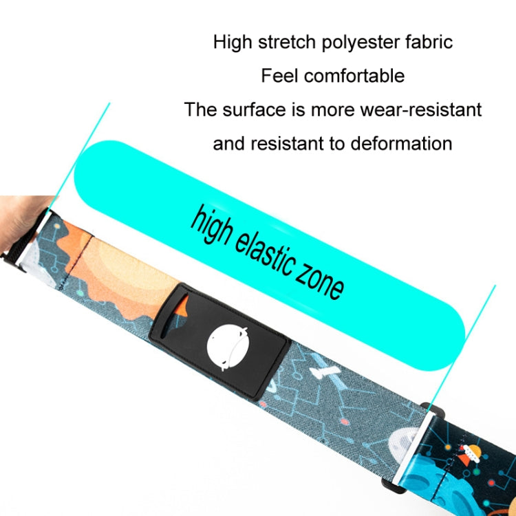 Luggage Cross Customs Lock Binding Strap, Color: Cartoon Planet (Ordinary)