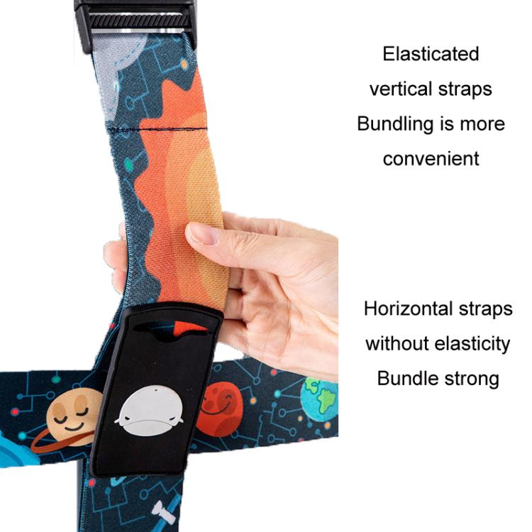 Luggage Cross Customs Lock Binding Strap, Color: Keep Out Red (Ordinary)