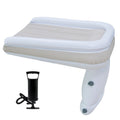 Outdoor Travel Baby Inflatable Bed Children Car Rear Folding Bed Aircraft Inflatable Mattress, Color: Gray+Inflator