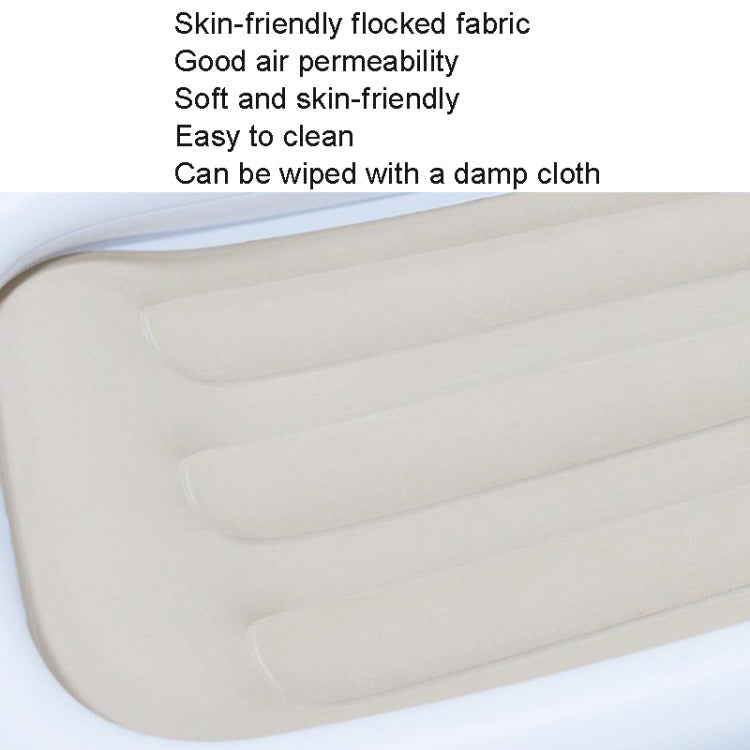 Outdoor Travel Baby Inflatable Bed Children Car Rear Folding Bed Aircraft Inflatable Mattress, Color: Gray+Inflator