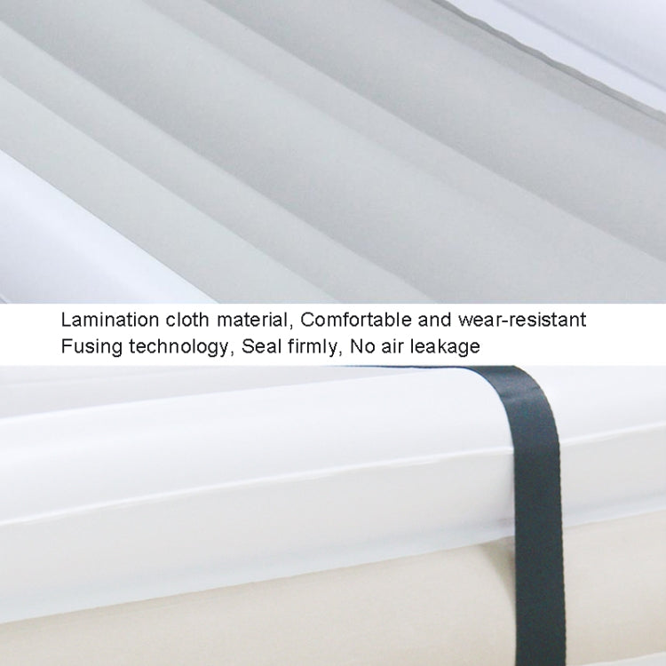 Outdoor Travel Baby Inflatable Bed Children Car Rear Folding Bed Aircraft Inflatable Mattress, Color: Gray+CN Plug Inflatable Pump+Storage Bag+Seat Belt