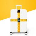 Cross Luggage Strap Without Combination Lock(Yellow Star)