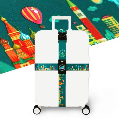 Cross Luggage Strap Without Combination Lock(Traveling World)