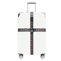Cross Luggage Strap Without Combination Lock(Geometric Maze)