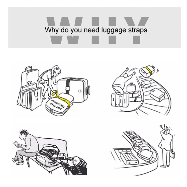 Cross Luggage Strap Without Combination Lock(Fantastic)
