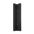 Living Room Punch-free Aluminum Alloy Wine Glass Rack Kitchen Wine Glass Hanger(Black)