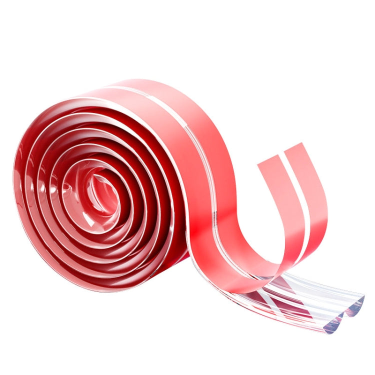 PVC Household Transparent Anti-collision Strip Furniture Soft Edge Protector, Specification: 1 cm x 1 m