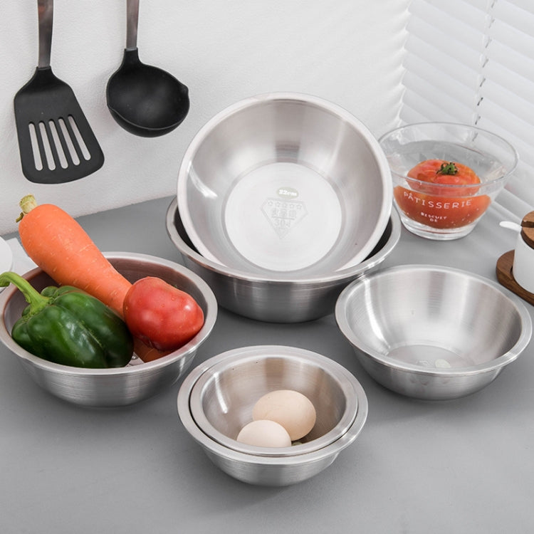 26cm 304 Stainless Steel Basin Home Multifunctional Soup Bow
