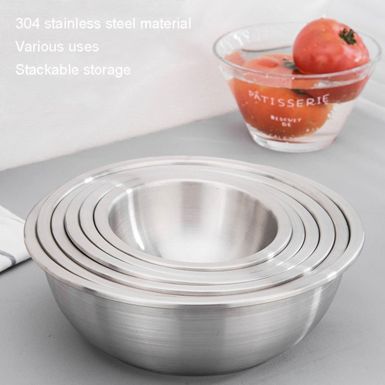 20cm 304 Stainless Steel Basin Home Multifunctional Soup Bow