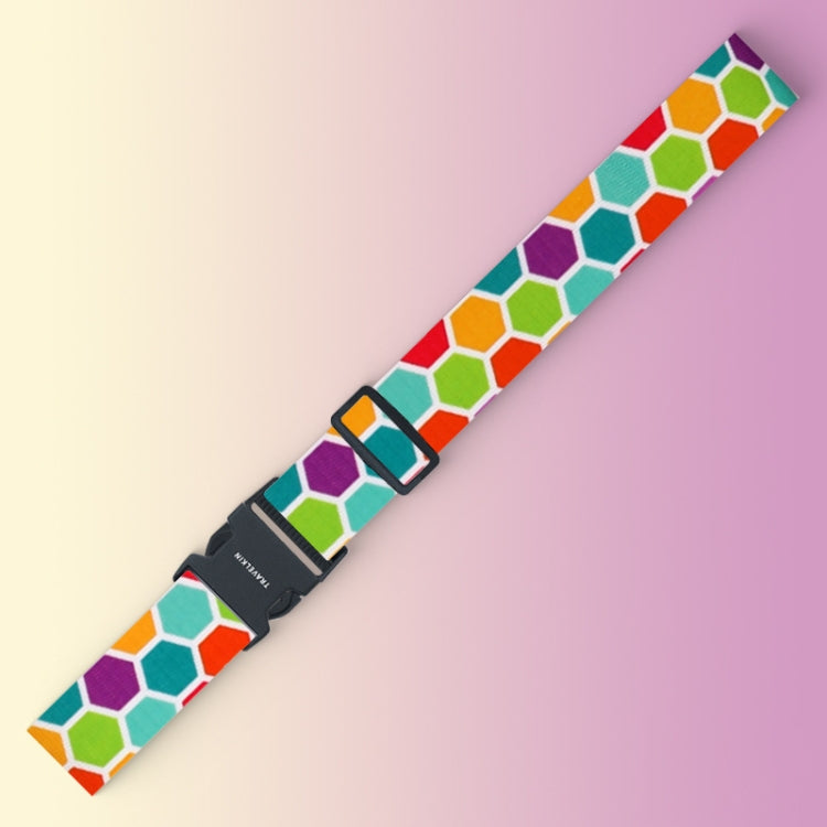 Luggage Fixed Anti-Mis-Opening Packing Strap, Color: Honeycomb