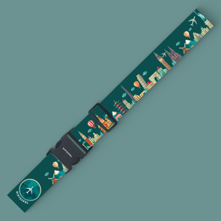 Luggage Fixed Anti-Mis-Opening Packing Strap, Color: Travel Around