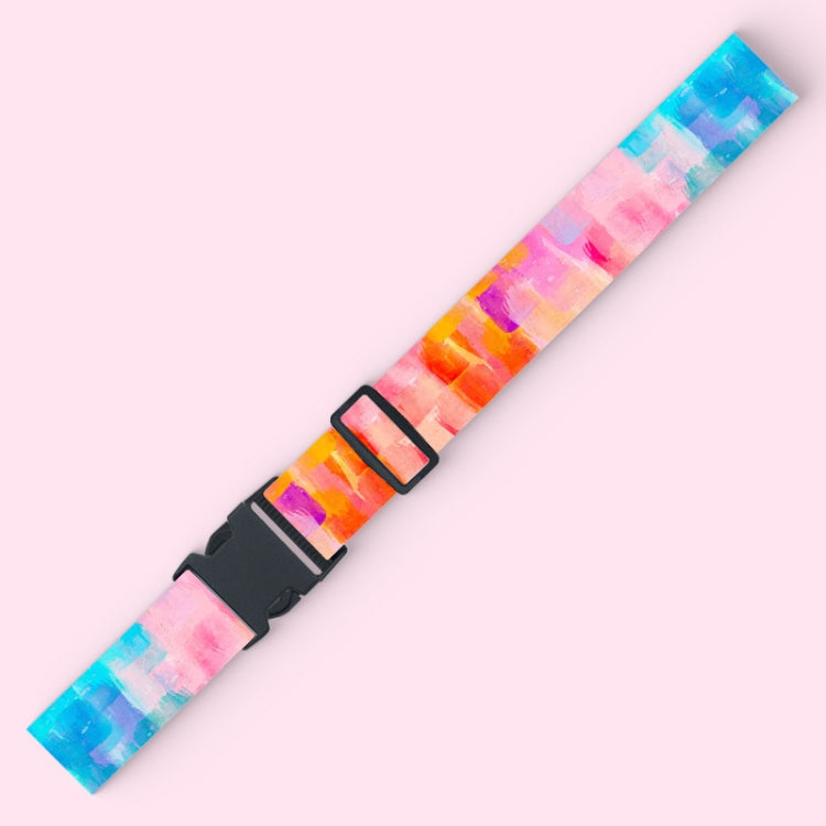 Luggage Fixed Anti-Mis-Opening Packing Strap, Color: Rainbow
