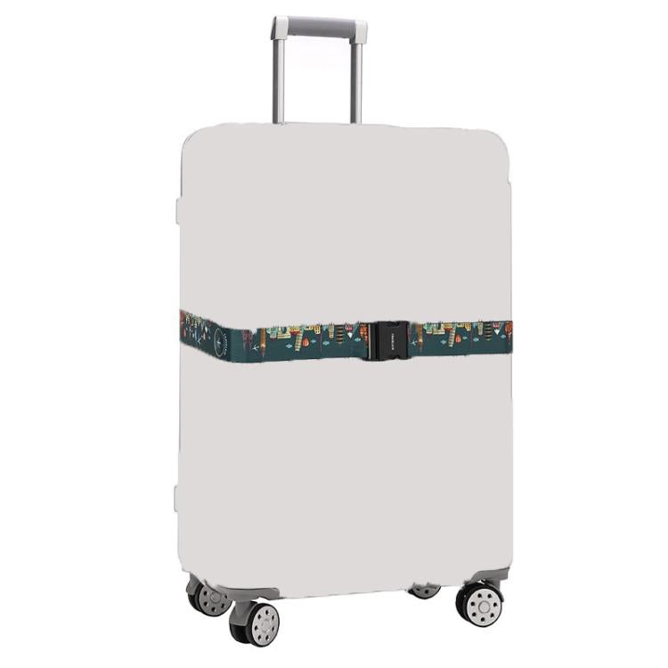Luggage Fixed Anti-Mis-Opening Packing Strap, Color: Red Star