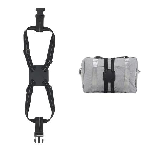 Backpack Luggage Binding Elastic Elastic Straps(Black)