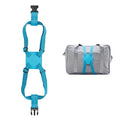 Backpack Luggage Binding Elastic Elastic Straps(Lake Blue)