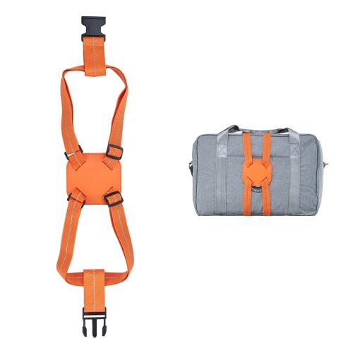 Backpack Luggage Binding Elastic Elastic Straps(Orange)