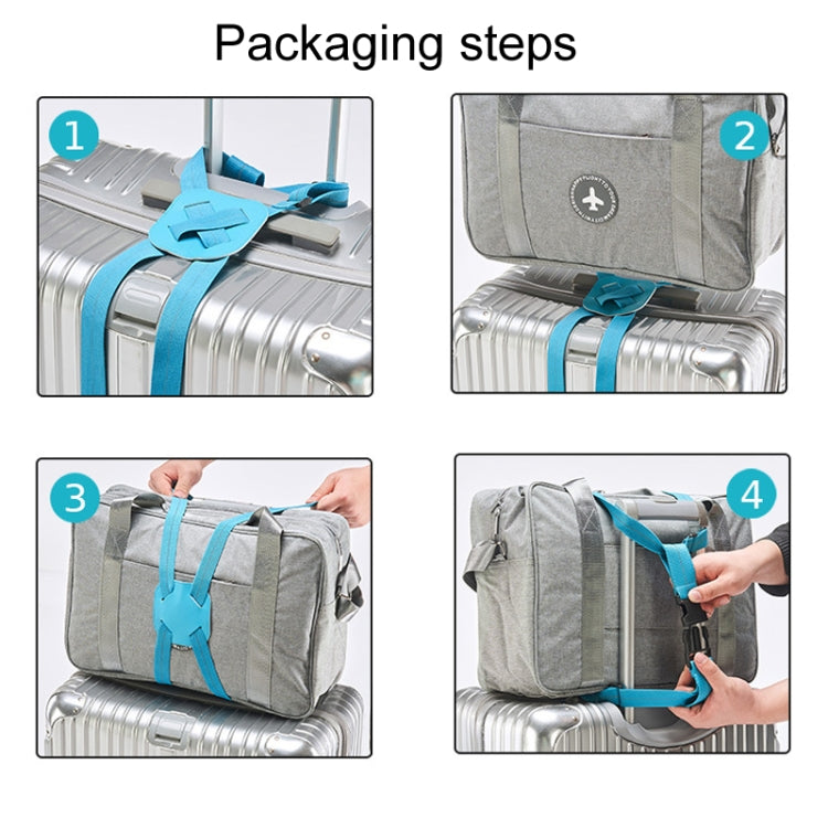 Backpack Luggage Binding Elastic Elastic Straps(Black)