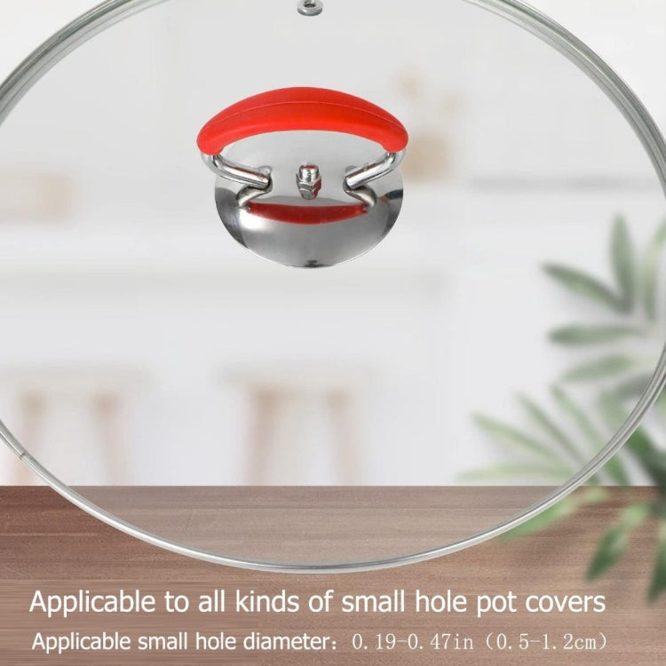 Universal Silicon Pot Lid Handle Kitchenware Accessories, Style: Red Silicon Ring