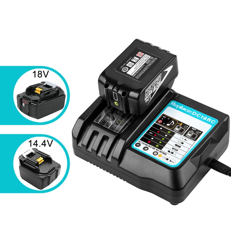For Makit DC18RA / DC18RC 14.4V-18V Cordless Power Tool Battery Charger(AU Plug)