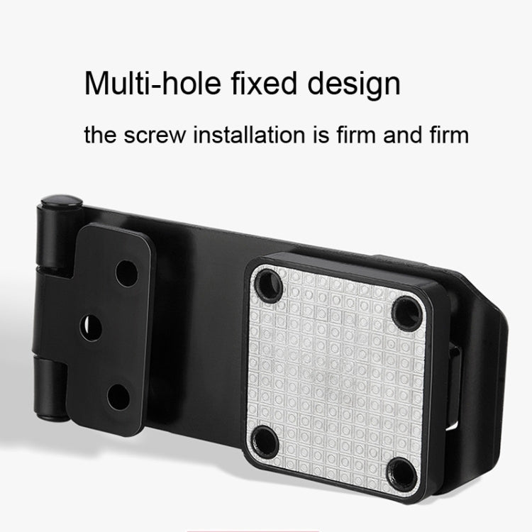 Screw Installation Cabinet Door Combination Lock Anti-Theft Drawer Lock, Style: Two Hole 3 inch Silver