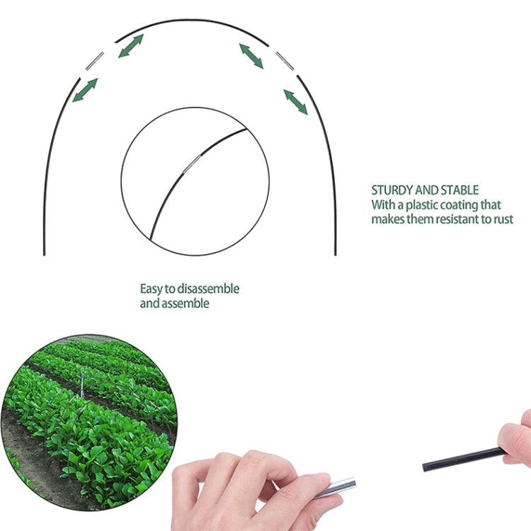 2.5 x 10m Garden Arched Shed Insect Mesh Set Flexible Stretchable Plants Protection Net