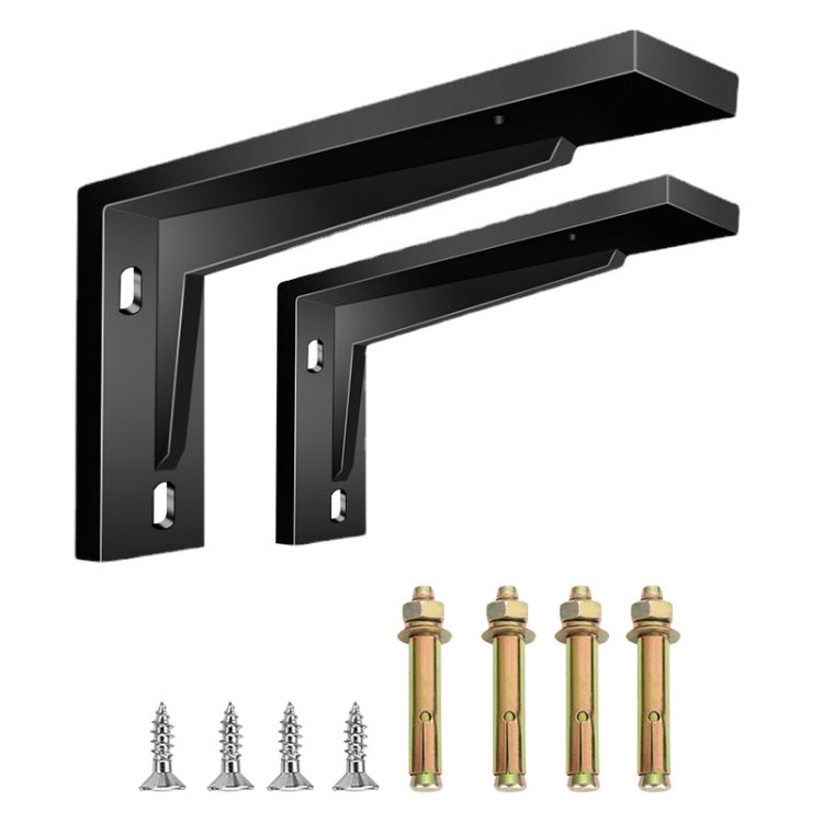 12 inch 30cm Triangle Support Frame Fixed Angle Iron(White)