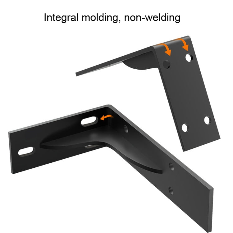 8 inch 20cm Triangle Support Frame Fixed Angle Iron(Black)