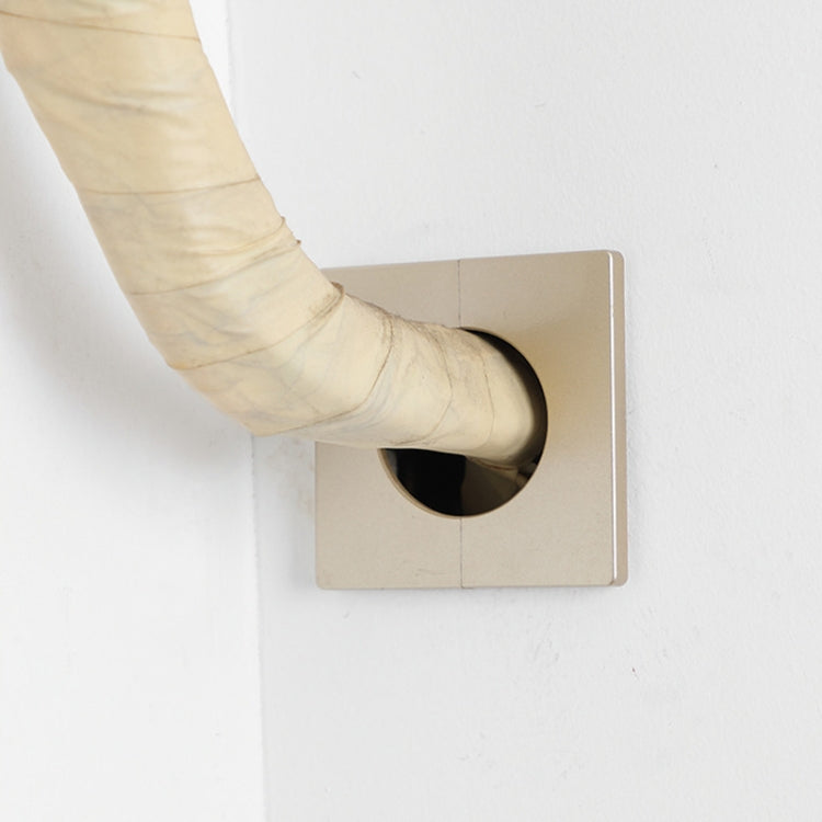 Square Air Conditioning Hole Decoration Cover Wall Hole Plug, Style: Split 5cm Gold
