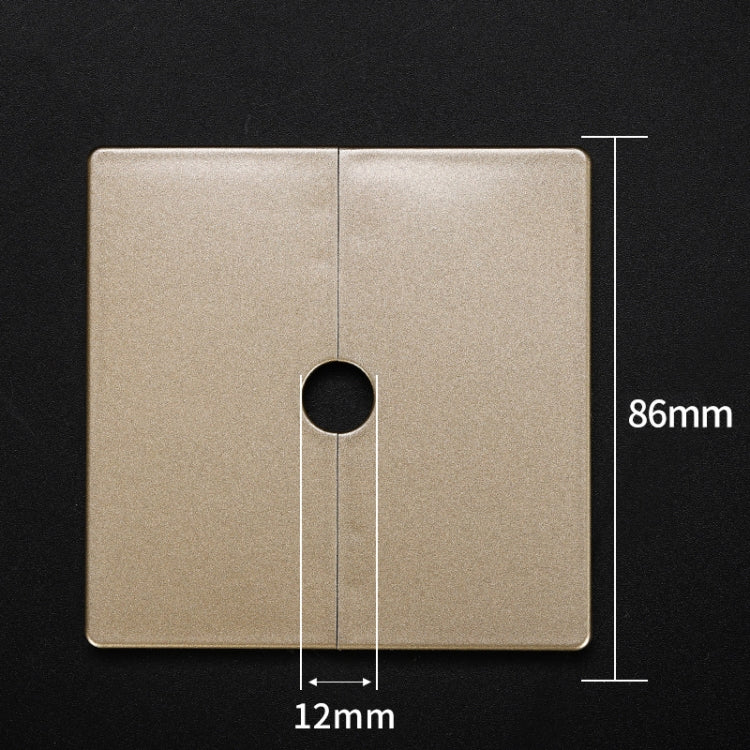 Square Hole Decoration Cover Wall Hole Plug, Style: 1.2cm Hole Gold