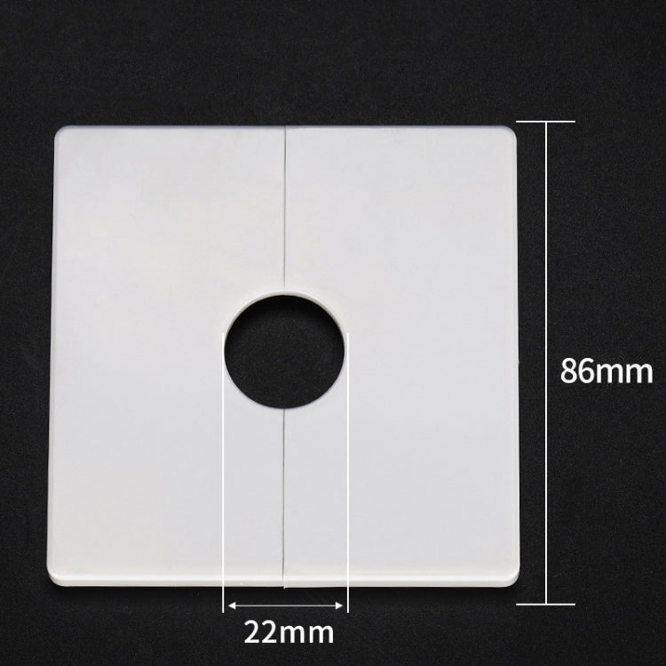 Square Hole Decoration Cover Wall Hole Plug, Style: 2.2cm Hole White