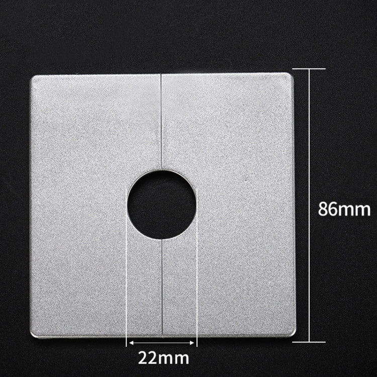 Square Hole Decoration Cover Wall Hole Plug, Style: 2.2cm Hole Silver