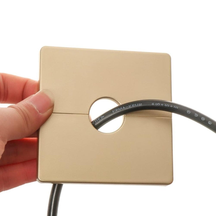 Square Hole Decoration Cover Wall Hole Plug, Style: 1.2cm Hole Silver