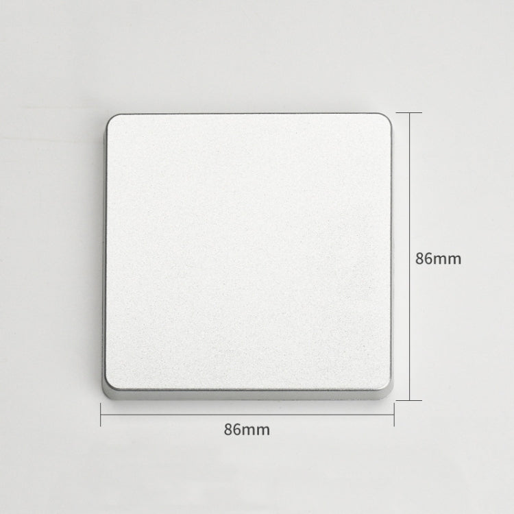 86mm Cover Air Conditioning Hole Blocking Decoration Cover, Color: Silver