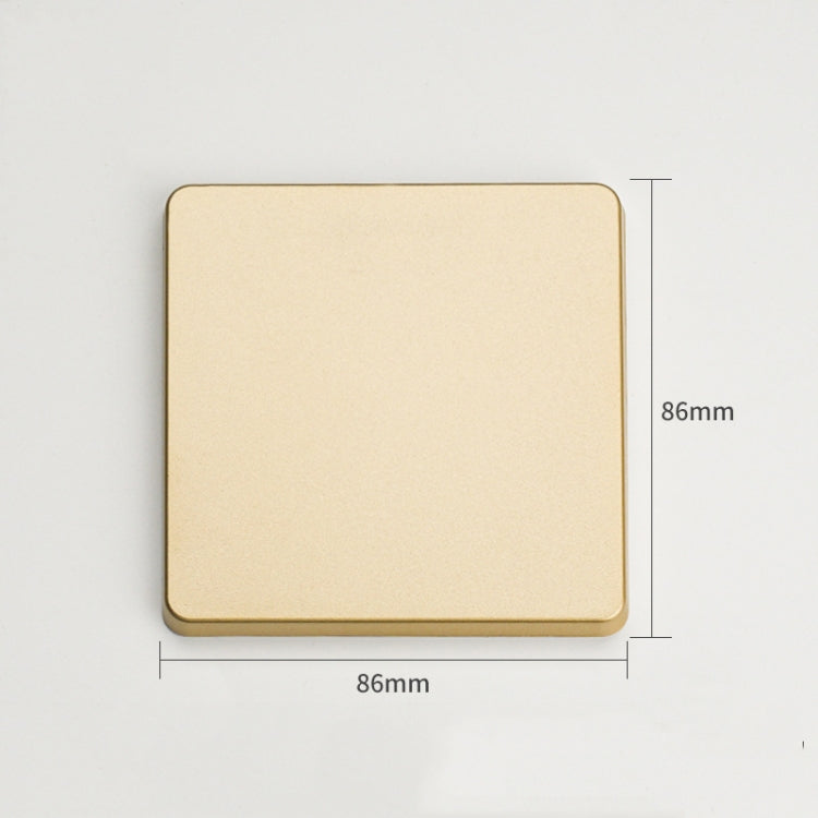 86mm Cover Air Conditioning Hole Blocking Decoration Cover, Color: Gold